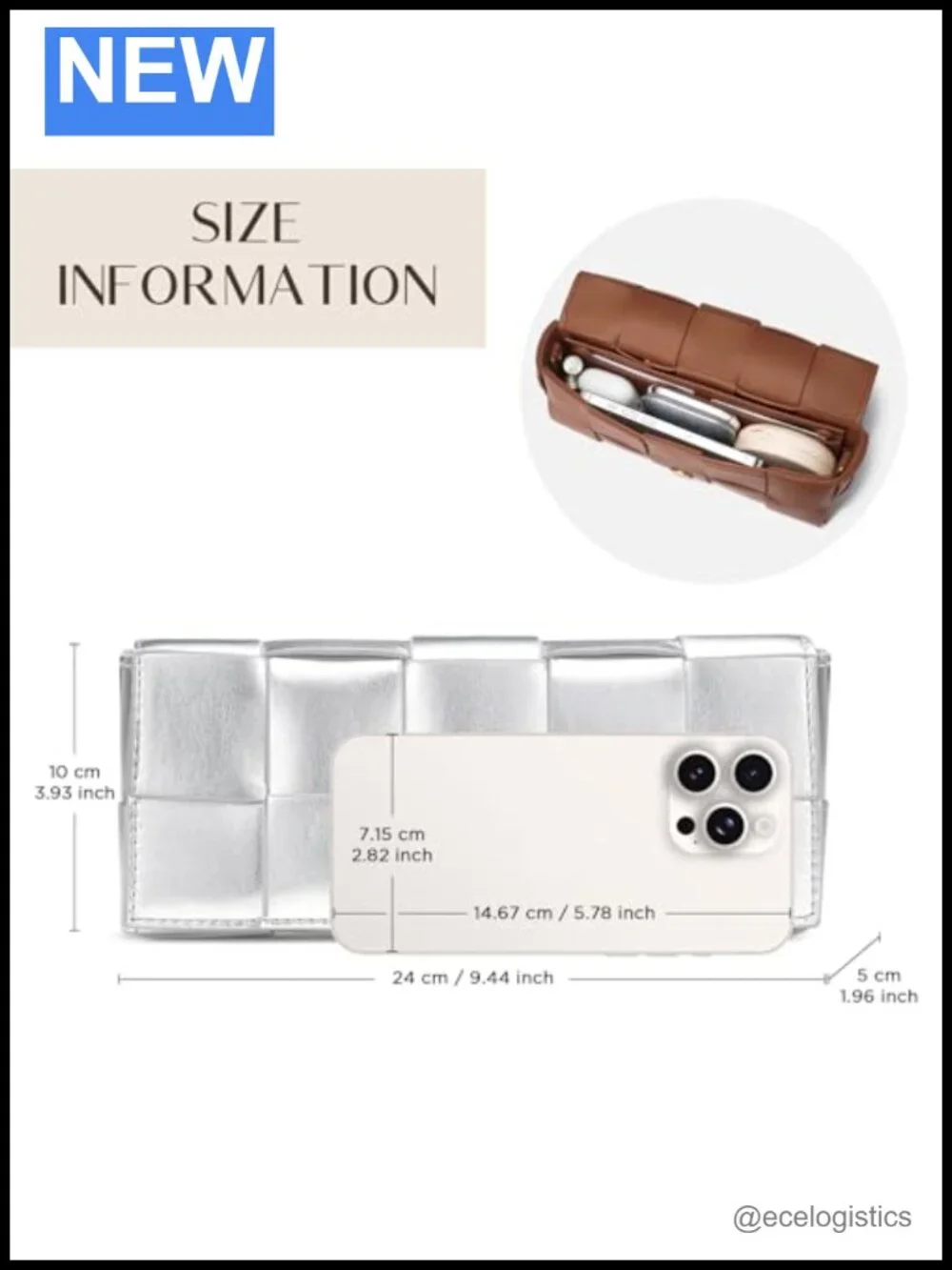 Woven Clutch Purse with Detachable Chain Strap for Women Evening Wedding Party